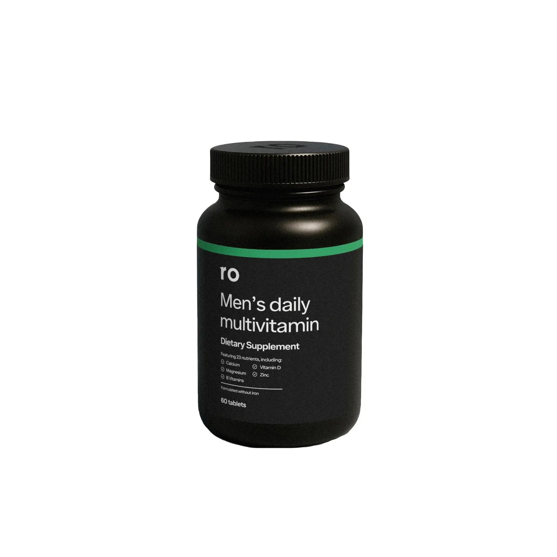 Ro Daily Multivitamin for Men | Supports Physical Activity, Brain + Heart Health, and Immune System with 23 Key Nutrients Including Calcium RoBuy Supplements Australia