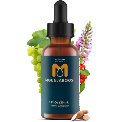 Mounjaboost – Natural Herbal & Plant-Based Supplement with 6 Exotic Nutrients & Botanicals – Made in USA, GMP-Certified, Non-GMO, Easy-to-Take – 30 mL, 1 Month Supply Nature’s NutriWaveBuy Supplements Australia