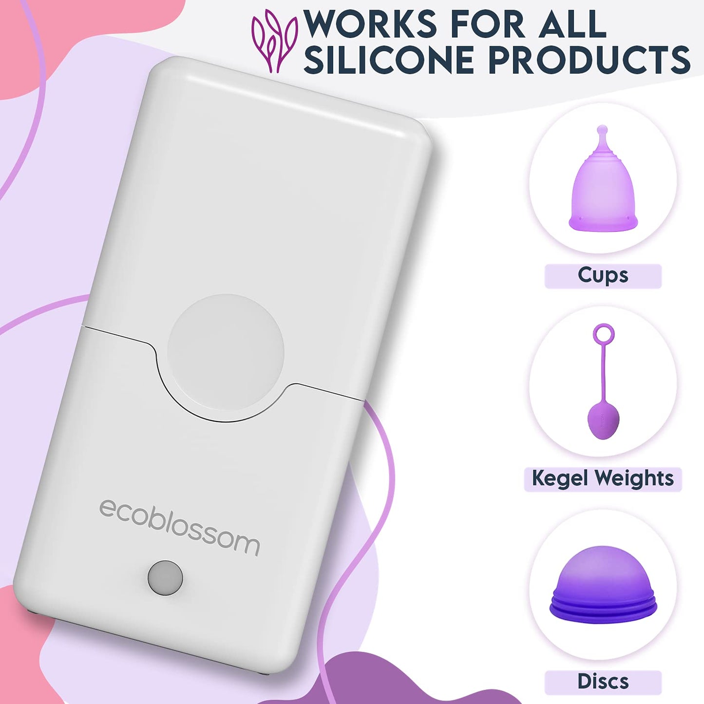 Ecoblossom Menstrual Cup Sterilizer - Modern Menstrual Cup Cleaner Unscented Sanitizer EcoBlossomBuy Supplements Australia