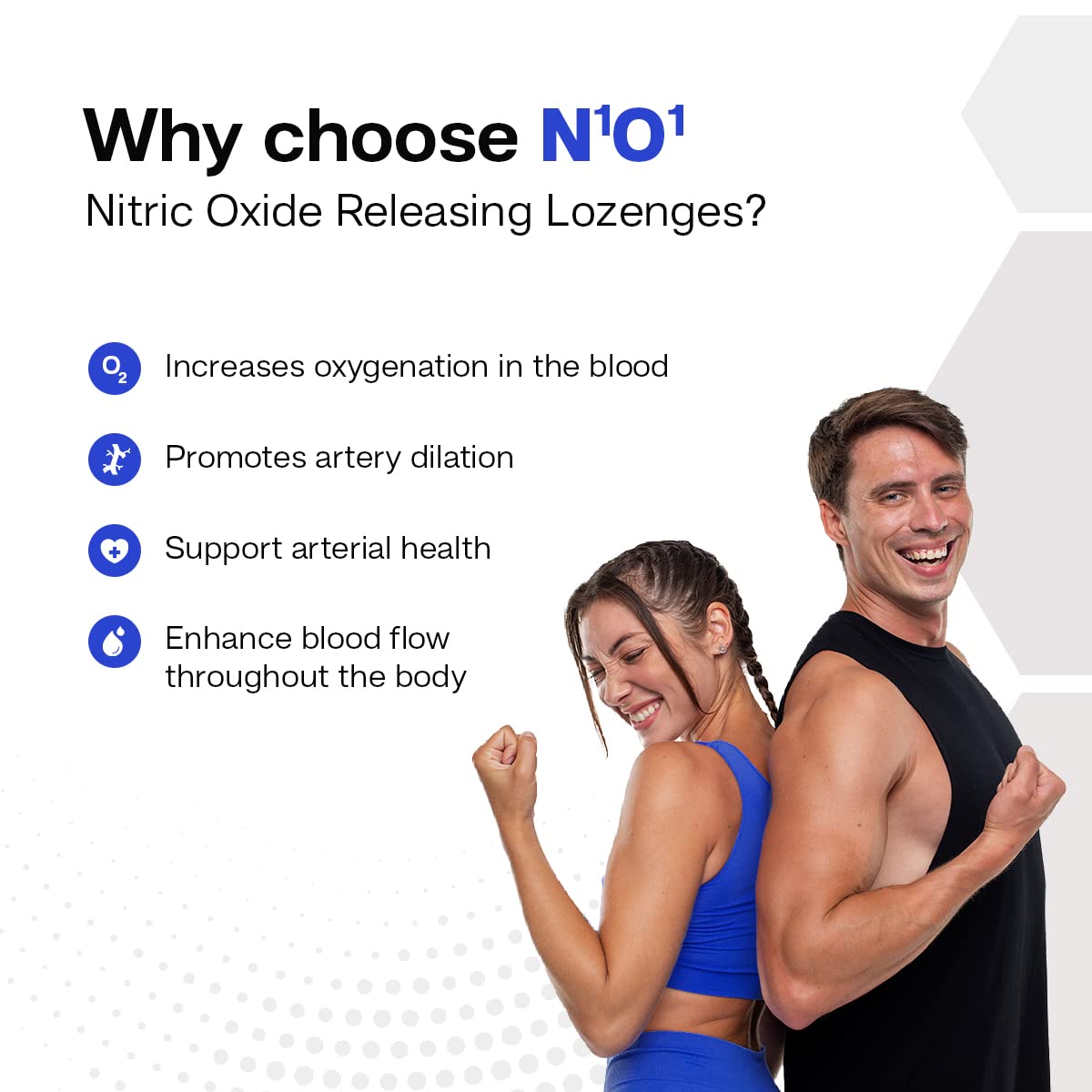 N1O1 Nitric Oxide Lozenges for Heart Health Support - Dietary Supplement N1 O1 NITRIC OXIDE ACTIVATING SERUMBuy Supplements Australia