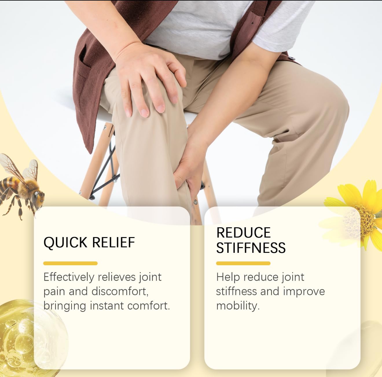 3 Diamonds Bee Venom Cream, Natural Joint & Bone Soothing Ointment for Back, Knees, Hands, Neck & Feet – Fast Absorbing Bee Venom Cream – 60g/2.12oz 3 DiamondsBuy Supplements Australia