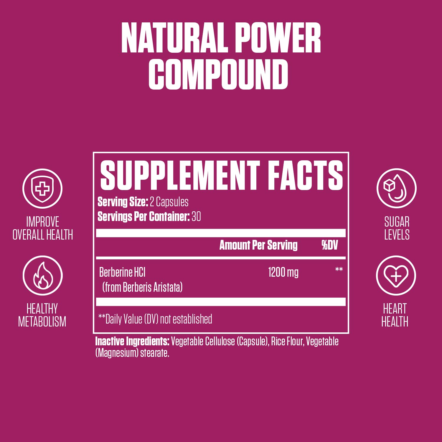 Berberine Extra Strength | #1 Rated Berberine Supplement for Heart Health, Improve Energy EPN SupplementsBuy Supplements Australia