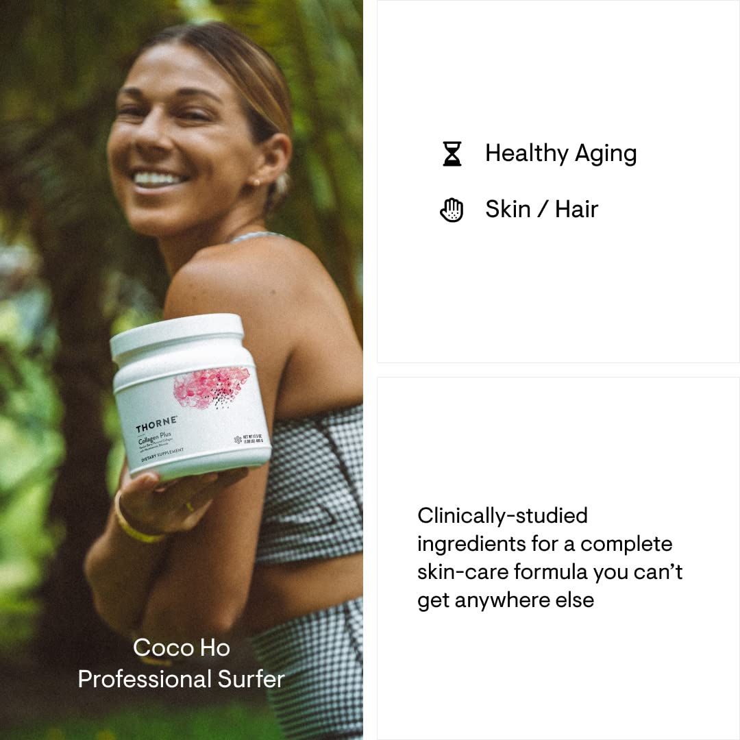 THORNE Collagen Plus - Collagen Peptides Powder with Nicotinamide Riboside THORNEBuy Supplements Australia