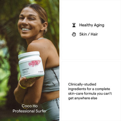 THORNE Collagen Plus - Collagen Peptides Powder with Nicotinamide Riboside THORNEBuy Supplements Australia