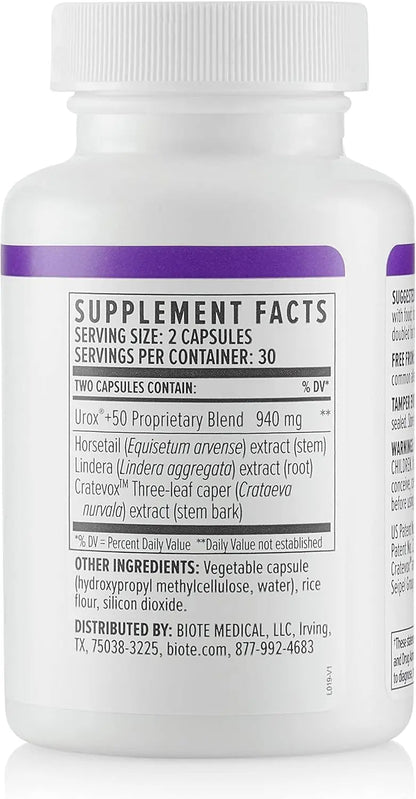 Biote Nutraceuticals - Urox+ - Bladder Health (60 Capsules) BioteBuy Supplements Australia
