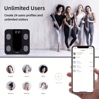 RunSTAR Smart Scale for Body Weight, Digital Bathroom Scale BMI Weighing Body Fat Scale runstarBuy Supplements Australia