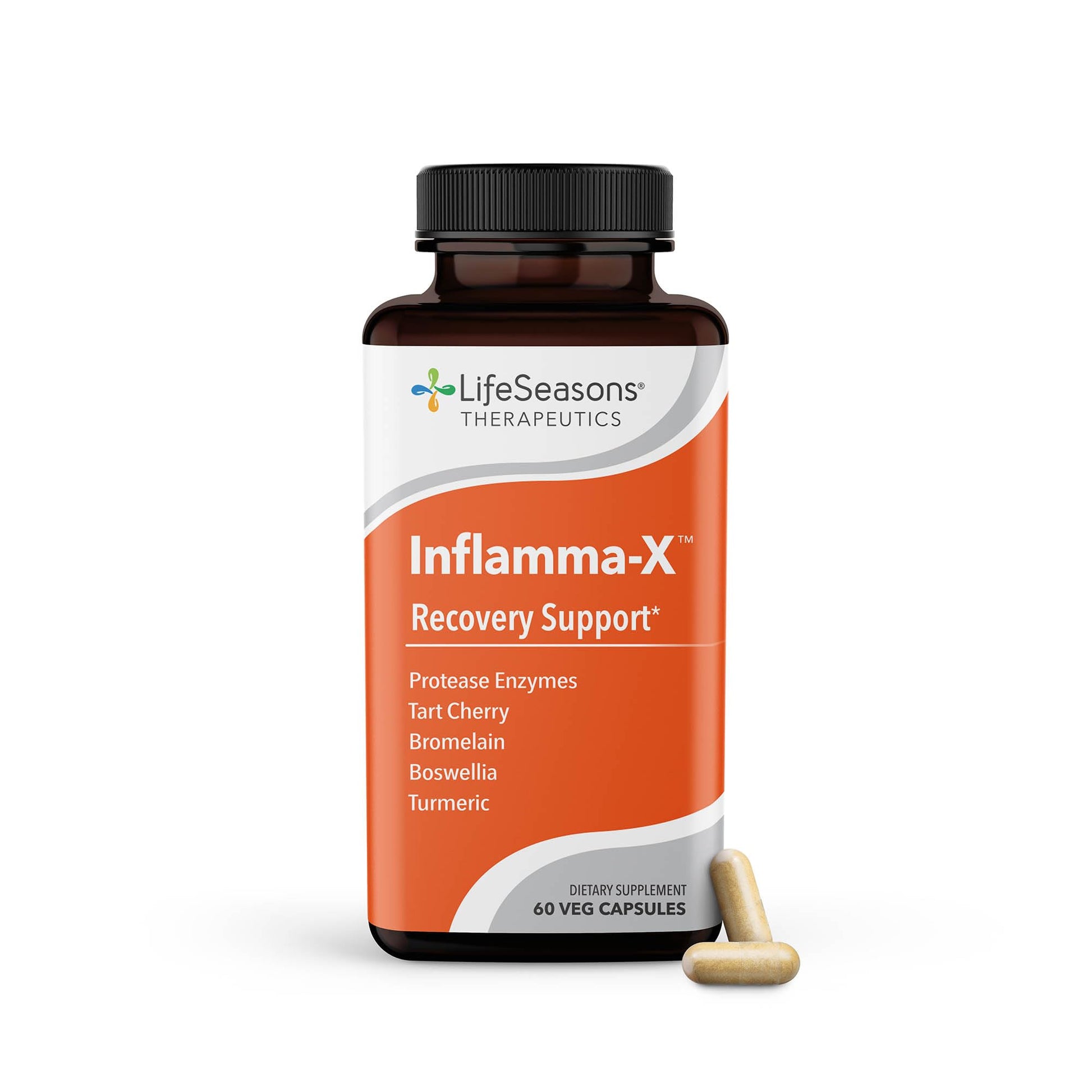 LifeSeasons Inflamma-X Joint & Tissue Support Supplement – Supports Muscle Comfort, Recovery & Flexibility – Herbal Formula with Turmeric, Bromlein, Boswellia & Protease Enzymes – 60 Capsules LifeSeasonsBuy Supplements Australia