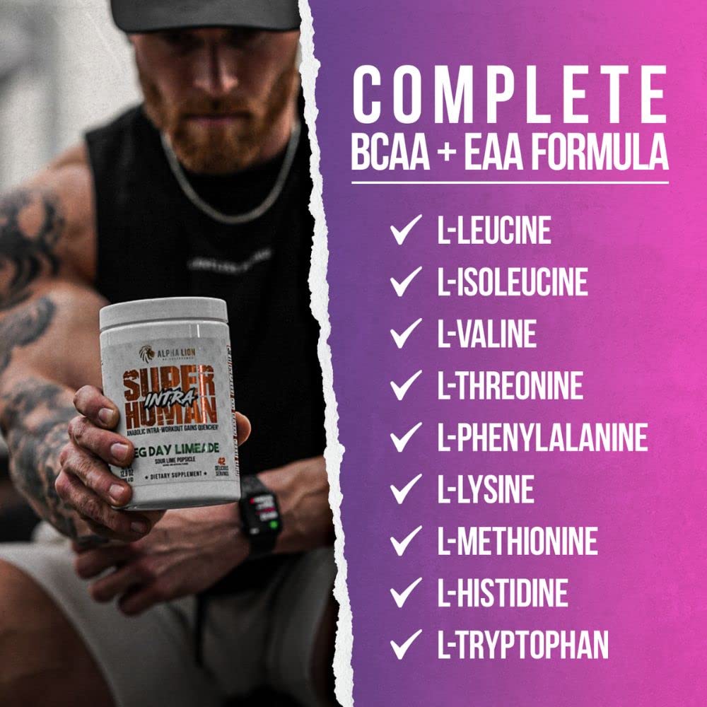Alpha Lion Superhuman Intra Workout Powder for Men & Women, Amino Acids Drink ALPHA LIONBuy Supplements Australia