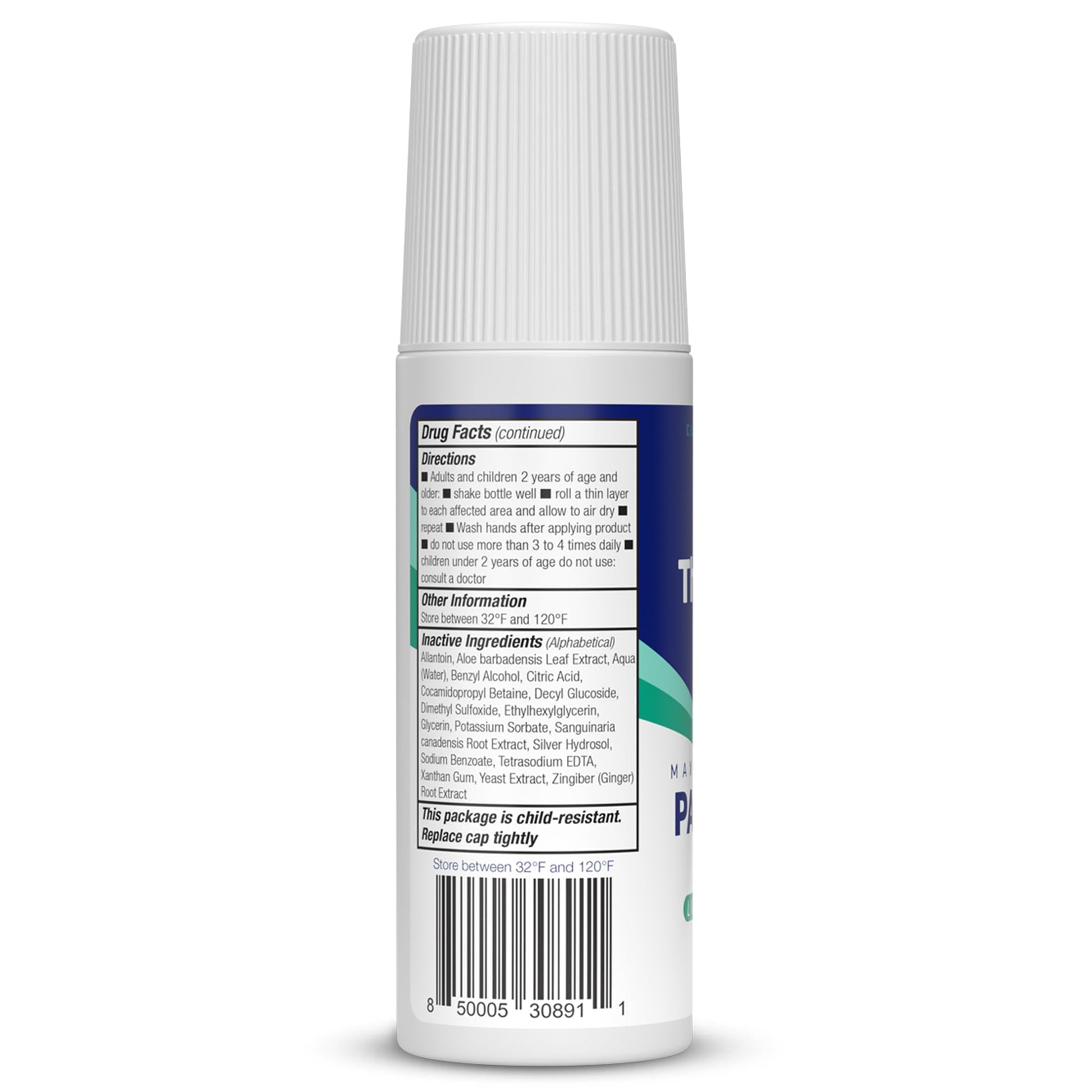 Theraworx Maximum Strength Pain Relief Roll-On with Lidocaine, Fast-Acting - 2.5 Oz - 1 Count TheraworxBuy Supplements Australia