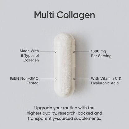 Sports Research Multi Collagen Pills (Type I, II, III, V, X) Hydrolyzed Collagen Peptides Sports ResearchBuy Supplements Australia