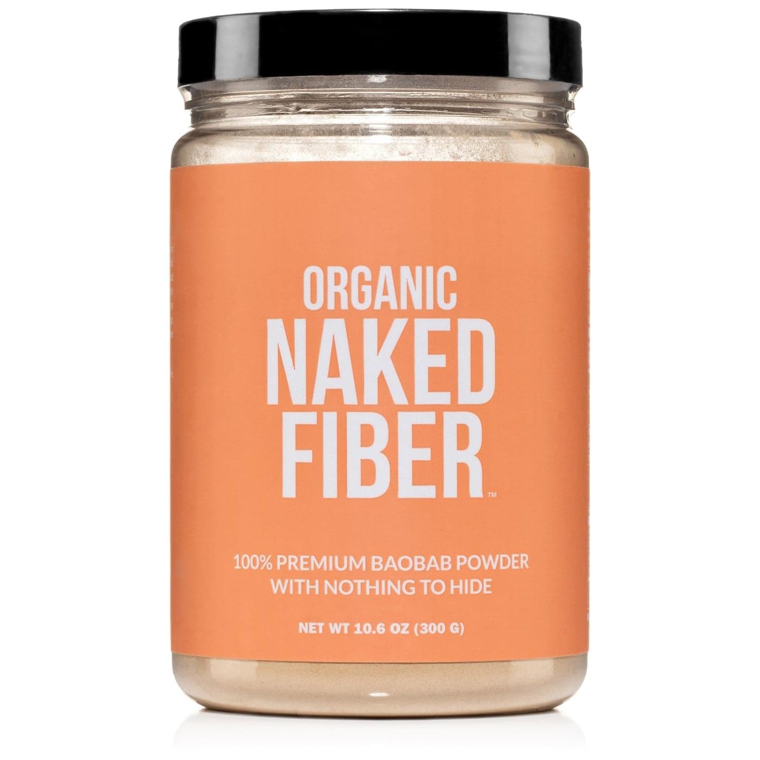 Naked Nutrition Naked Fiber Organic Baobab Powder Fiber Supplement