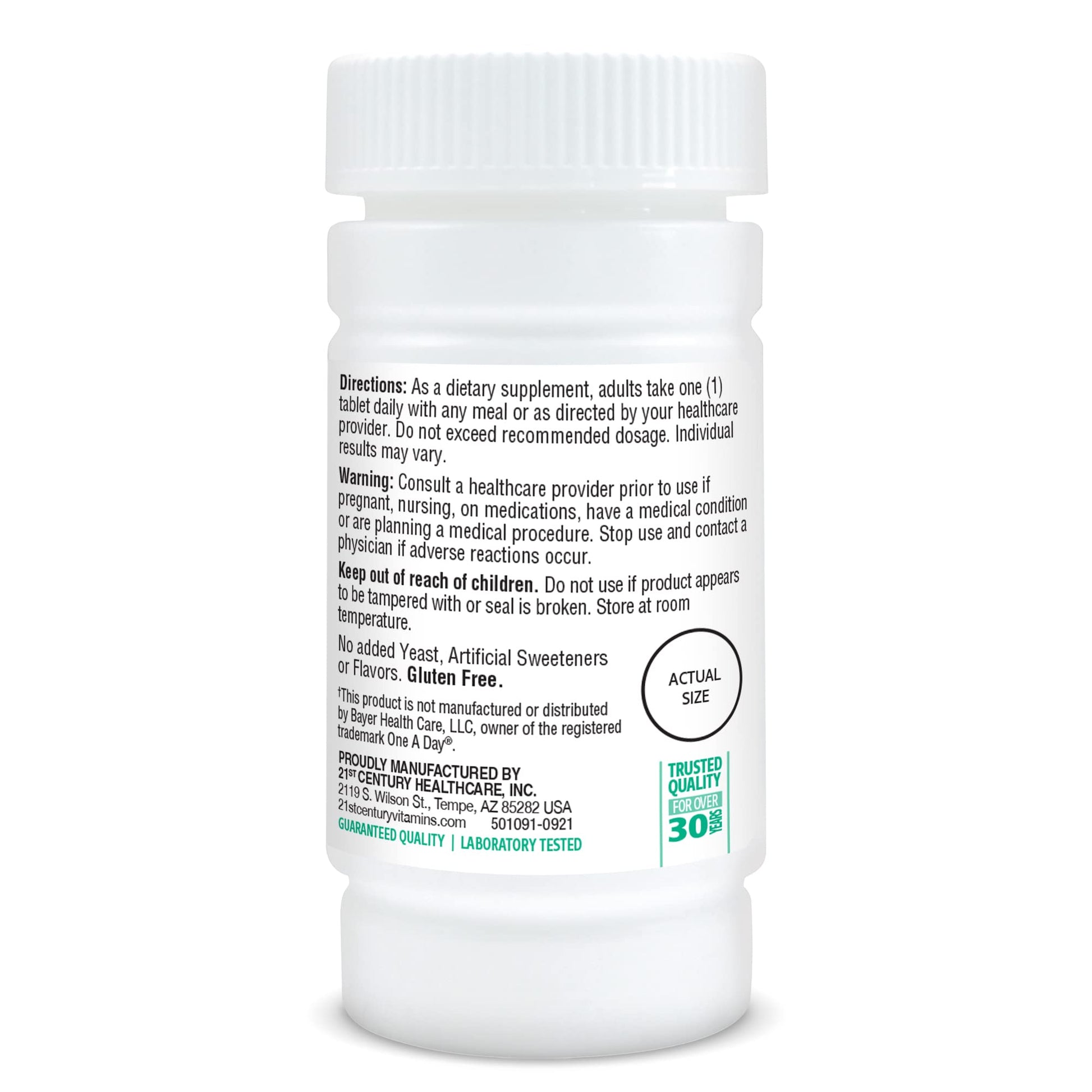 21st Century One Daily Essential Tablets, 100 Count 21st CenturyBuy Supplements Australia