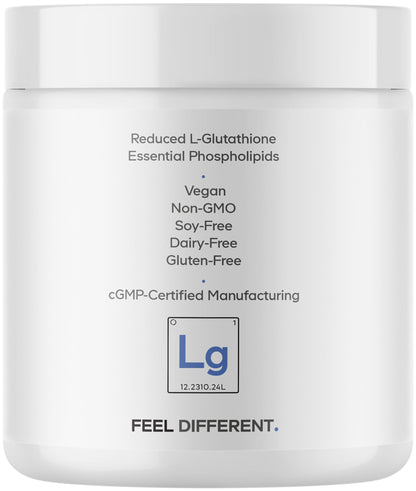Codeage Liposomal Glutathione Powder - 1,000 mg Vegan Reduced L-Glutathione per Serving, Liposomal Delivery - 2-Month Supply - Unflavored - Phospholipid - Non-GMO Gluten-Free - 2.22 Oz CodeageBuy Supplements Australia