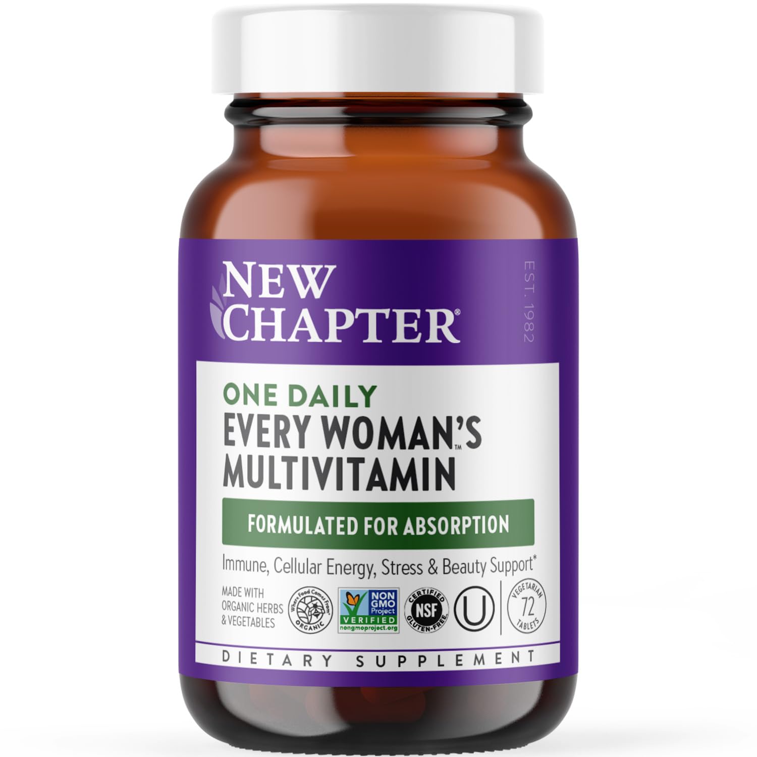New Chapter Women's Multivitamin for Immune, Beauty + Energy Support with 20+ Nutrients -- Every Woman's One Daily New ChapterBuy Supplements Australia