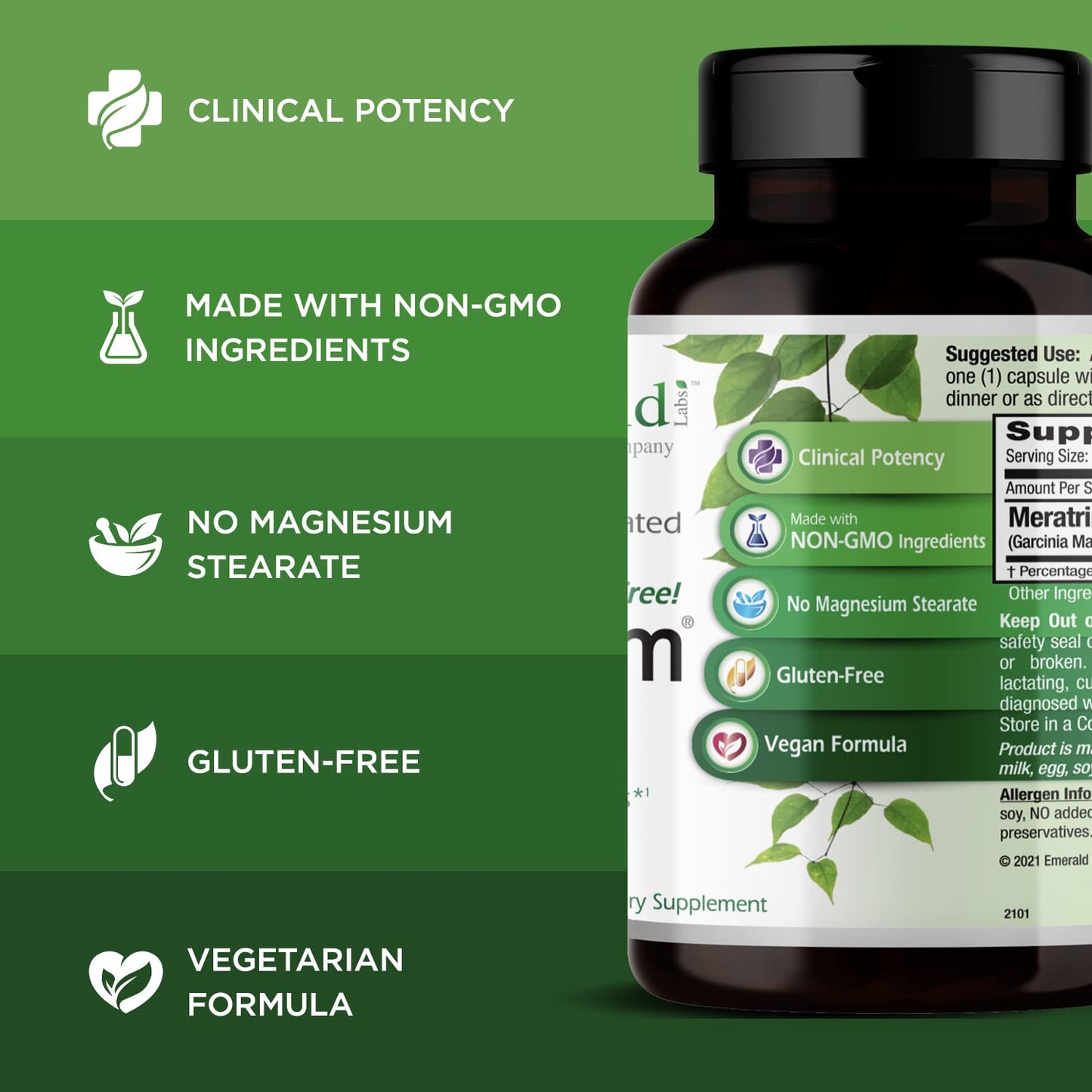 Emerald Labs Meratrim 800 mg - Daily Supplement for Weight Management Support Emerald LabsBuy Supplements Australia