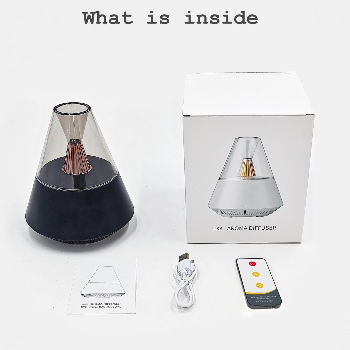 TriPro Essential Oils Aroma Diffuser,Portable Humidifier with Cool Mist and Warm Light Effect,Remote Control TriProCBuy Supplements Australia