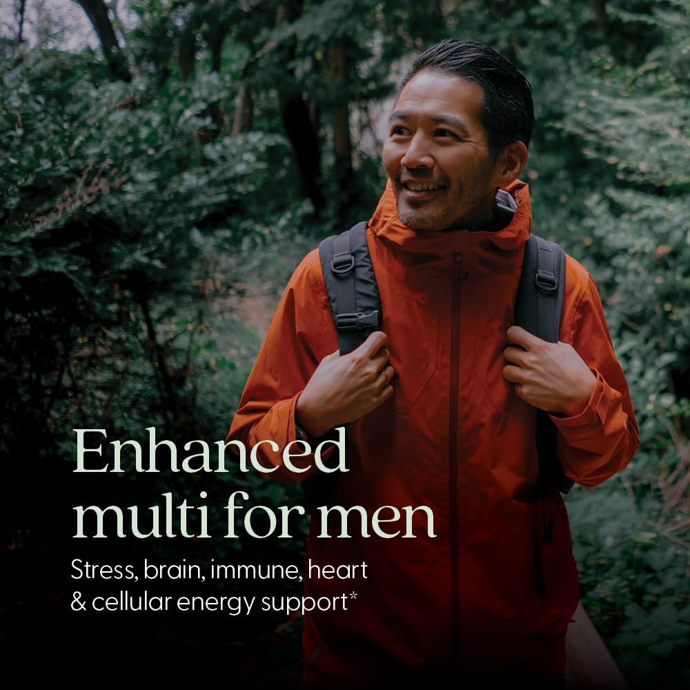 New Chapter Men's Multivitamin Advanced Formula for Stress, Brain, Immune, Heart & Energy Support, Higher Levels of Whole New ChapterBuy Supplements Australia