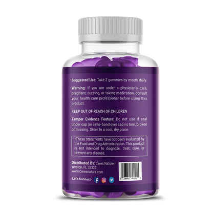 Premium Saffron Extract 88.5mg** Gummy - Appetite Control, Eye Support, Boost Energy Ceres NatureBuy Supplements Australia