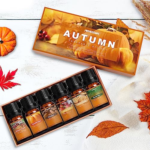 Autumn Fragrance Oil Set, Premium Fall Essential Oils for Diffuser and Candle Making -Cinnamon ARVIDSSONBuy Supplements Australia