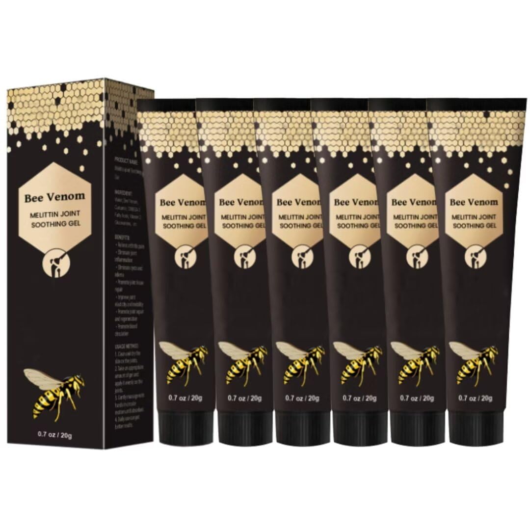 ETKOVNJ 6 Packs Bee Venom Cream, Bee Venom Bone Gel Joint Gel for Neck, Waist, Back of Hands, Feet and Legs ETKOVNJBuy Supplements Australia