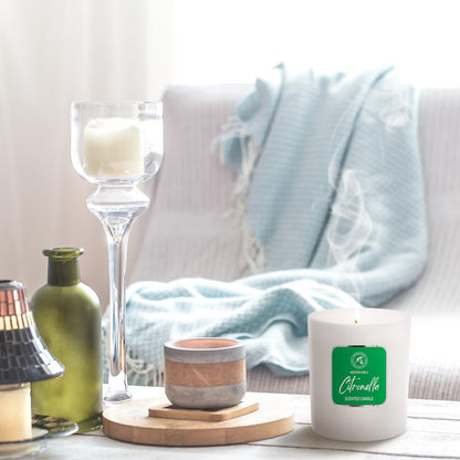 Scented Candle Citronella 200g - Aromatherapy Candle - Soy Wax Candles for Home Scented AROMATIKABuy Supplements Australia