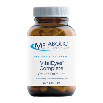 Metabolic Maintenance Vital Eyes Complete - Ocular Support Multivitamin with Lutein + Zeaxanthin (90 Capsules) Metabolic MaintenanceBuy Supplements Australia