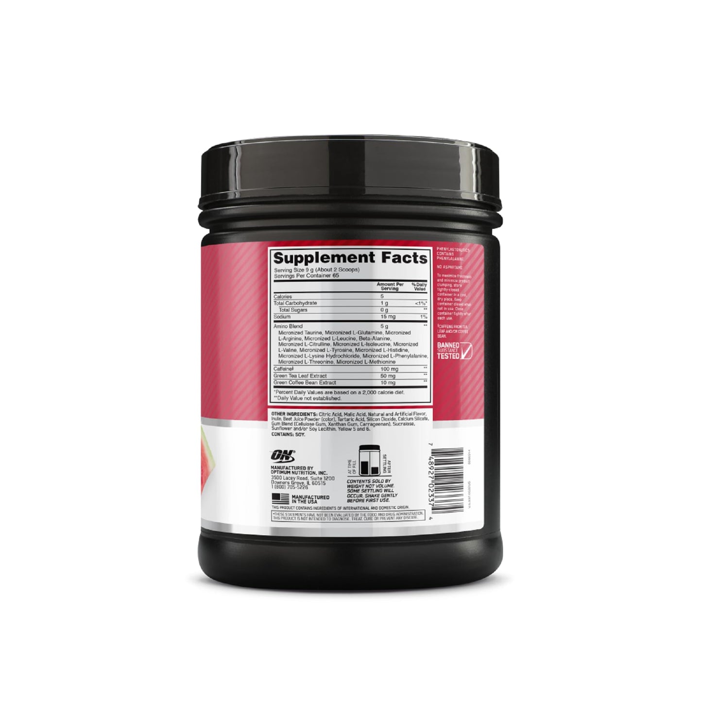 Optimum Nutrition Amino Energy - Pre Workout with Green Tea, BCAA, Amino Acids Optimum NutritionBuy Supplements Australia