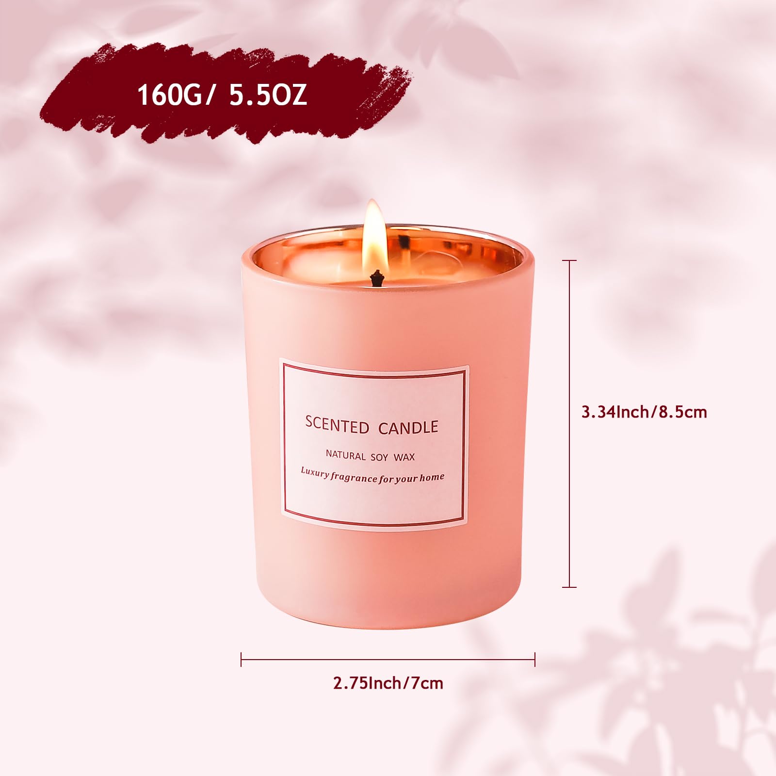 POWSHELF Scented Candle Gifts for Women, Bathroom Decor Candle for Home Scented, 5.5 Oz Jar POWSHELFBuy Supplements Australia