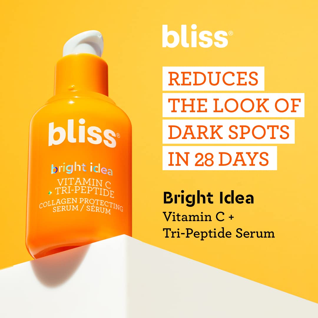 Bliss Bright Idea Vitamin C + Tri-Peptide Brightening Serum - 1 Fl Oz - Hydrating BlissBuy Supplements Australia