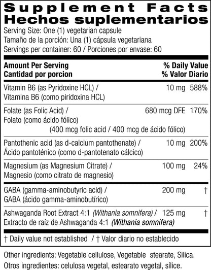 Bio Nutrition Stress Wellness with Ashwagandha, 60 Vegetarian Capsules Bio NutritionBuy Supplements Australia