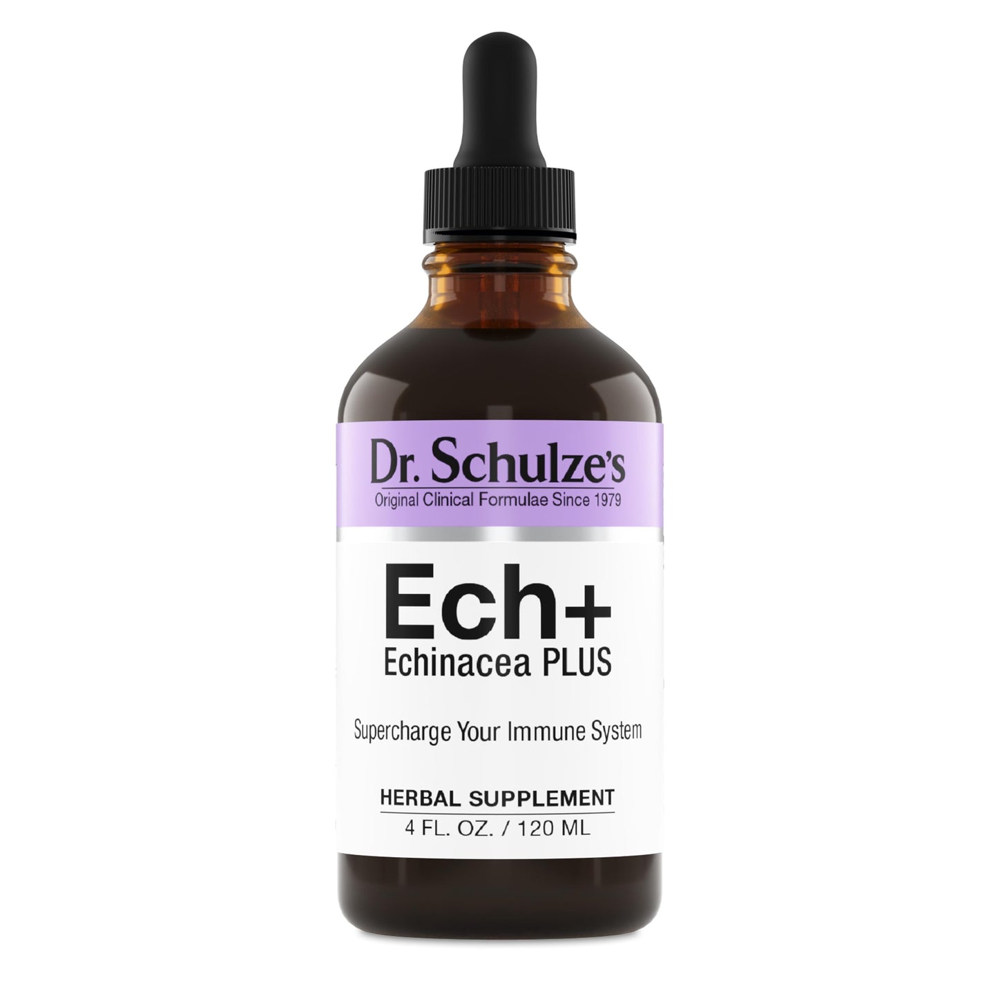 Dr. Schulze's Echinacea Plus | Echinacea Root and Seed | All Organic Extract | Gluten-Free & Non-GMO for Immune System Support | 4 oz Dr. Schulze'sBuy Supplements Australia