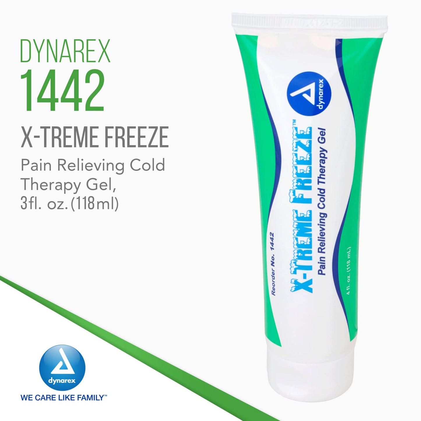 Dynarex X-treme Freeze Pain Relieving Cold Therapy Gel 4oz. Tube 1442 DynarexBuy Supplements Australia