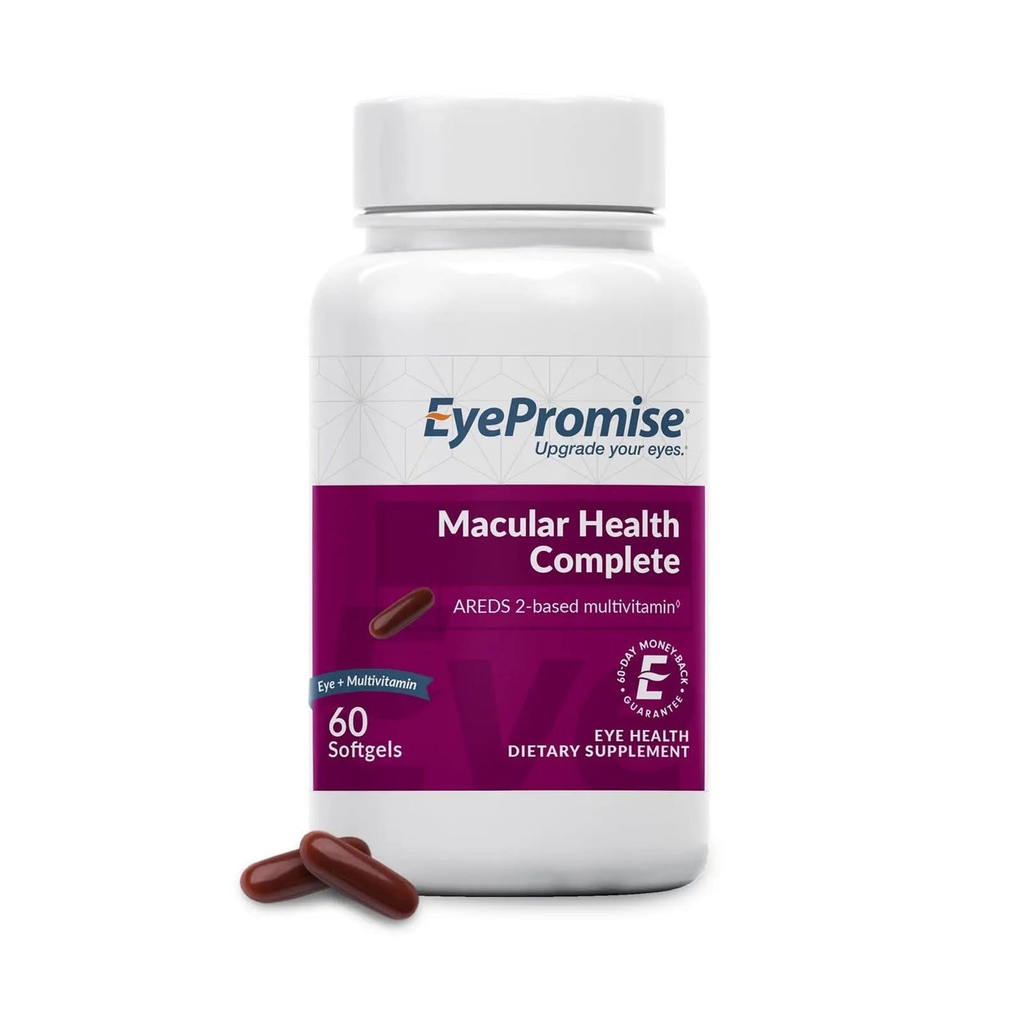 EyePromise Macular Health Complete Supplement - 60 Softgels, 30-Day Supply - Complete Macular Support with 10mg Lutein & Zeaxanthin EyePromiseBuy Supplements Australia