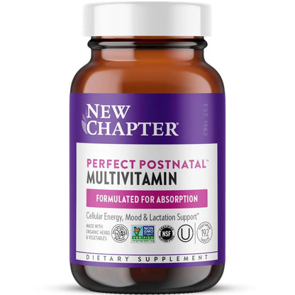 New Chapter, Postnatal Vitamins Lactation Supplement, Complete Multivitamin with Fermented Vitamin D3 + B Vitamins New ChapterBuy Supplements Australia