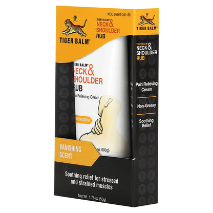 Tiger Balm Neck & Shoulder Rub Vanishing Scent 1.76 oz Tiger BalmBuy Supplements Australia