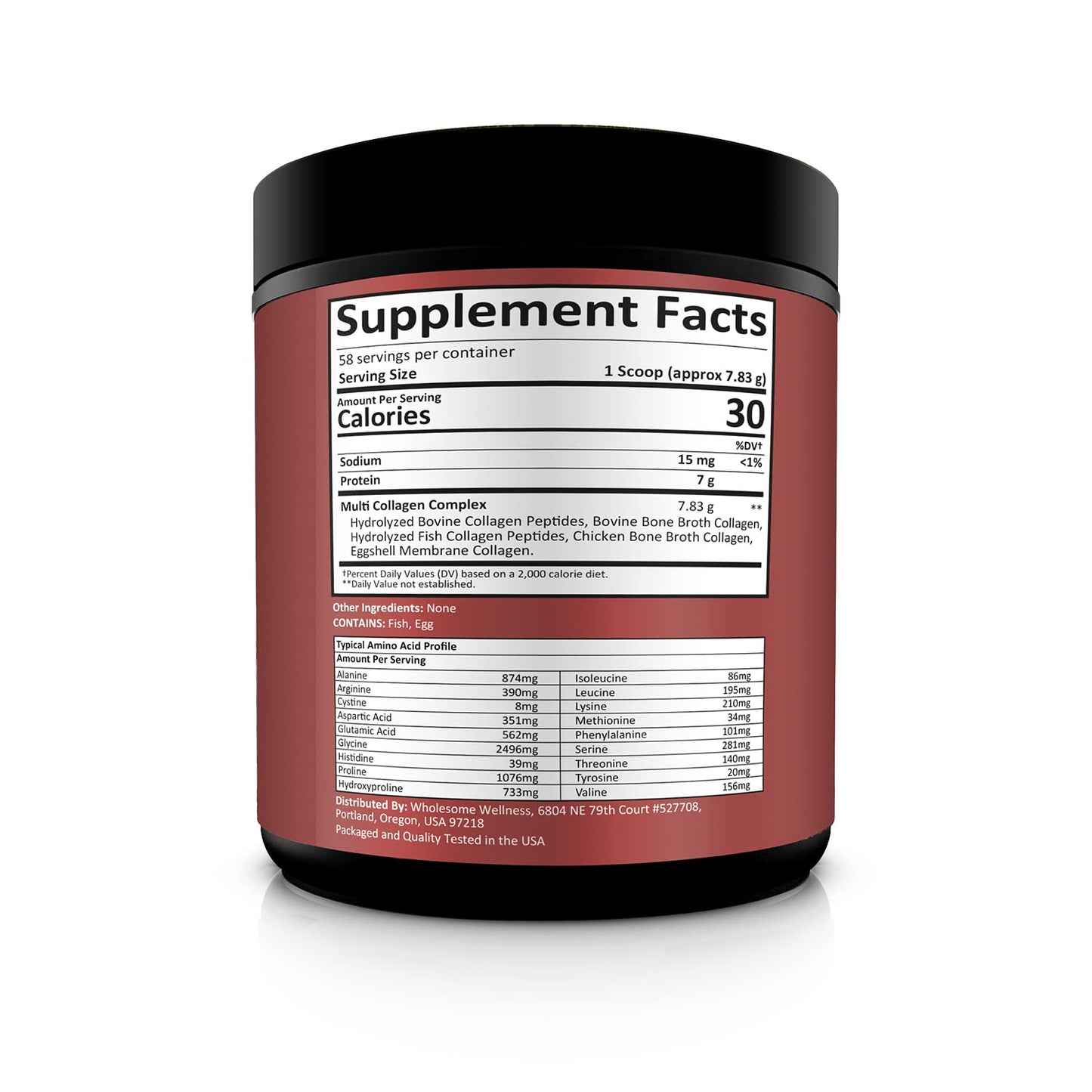 Multi Collagen Protein Powder Hydrolyzed (Type I II III V X) Grass-Fed All-in-One Super Wholesome WellnessBuy Supplements Australia