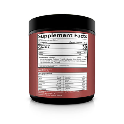 Multi Collagen Protein Powder Hydrolyzed (Type I II III V X) Grass-Fed All-in-One Super Wholesome WellnessBuy Supplements Australia
