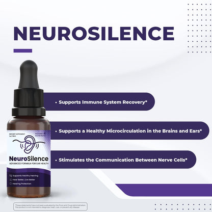 Nature’s NutriWave NeuroSilence Liquid Drops – Natural Botanical Blend – Non-GMO, Easy-to-Use Daily Formula – Made in USA, GMP-Certified Facility – 2oz Bottle, 60 Servings, 1 Month Supply Nature’s NutriWaveBuy Supplements Australia