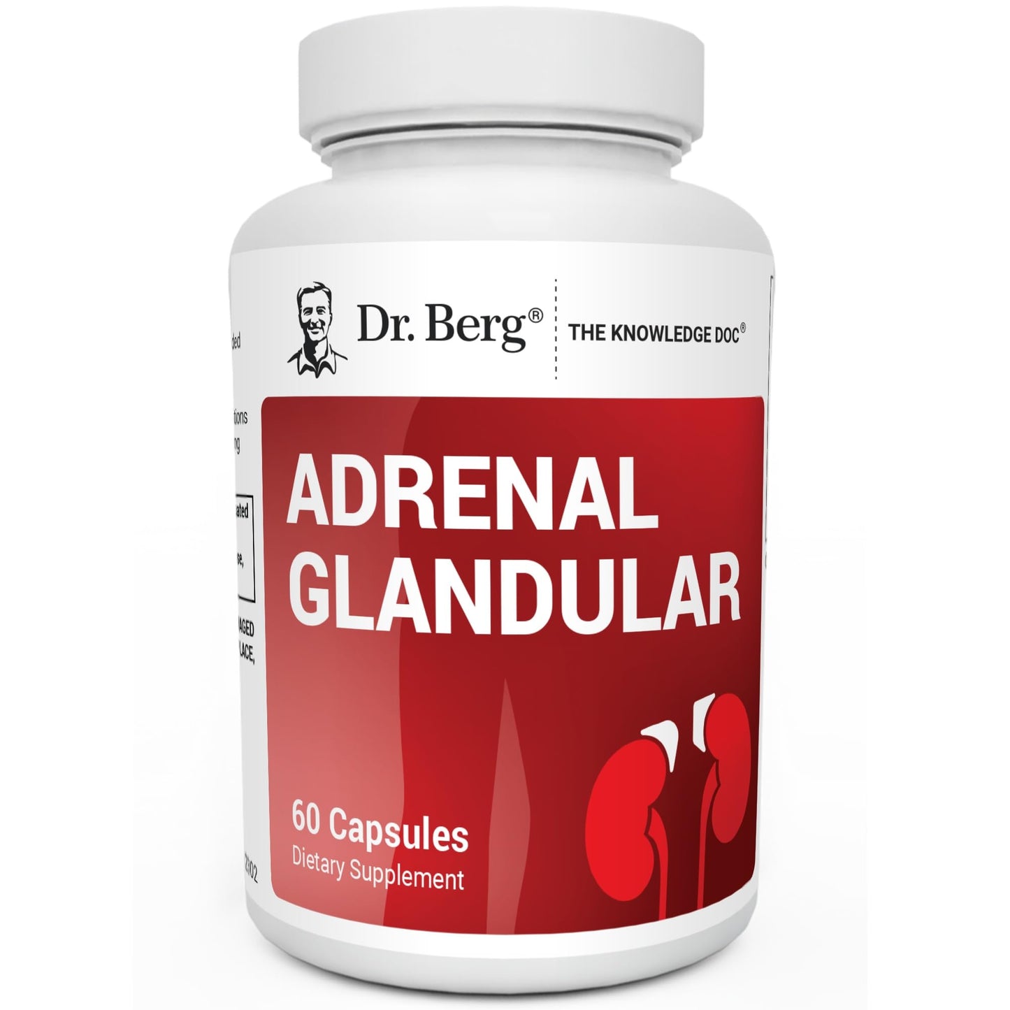 Dr. Berg Adrenal Glandular - Hormone Balance Formula That Supports Healthy Adrenal Function - Adrenal Support Supplement - 60 Capsules Dr. Berg NutritionalsBuy Supplements Australia