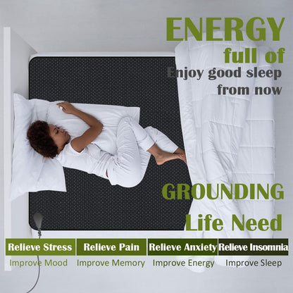 Grounding Mat for Sleeping, Grounding Sheet forBed, Earth Mat Connected for Pain Relief FOPPONBuy Supplements Australia