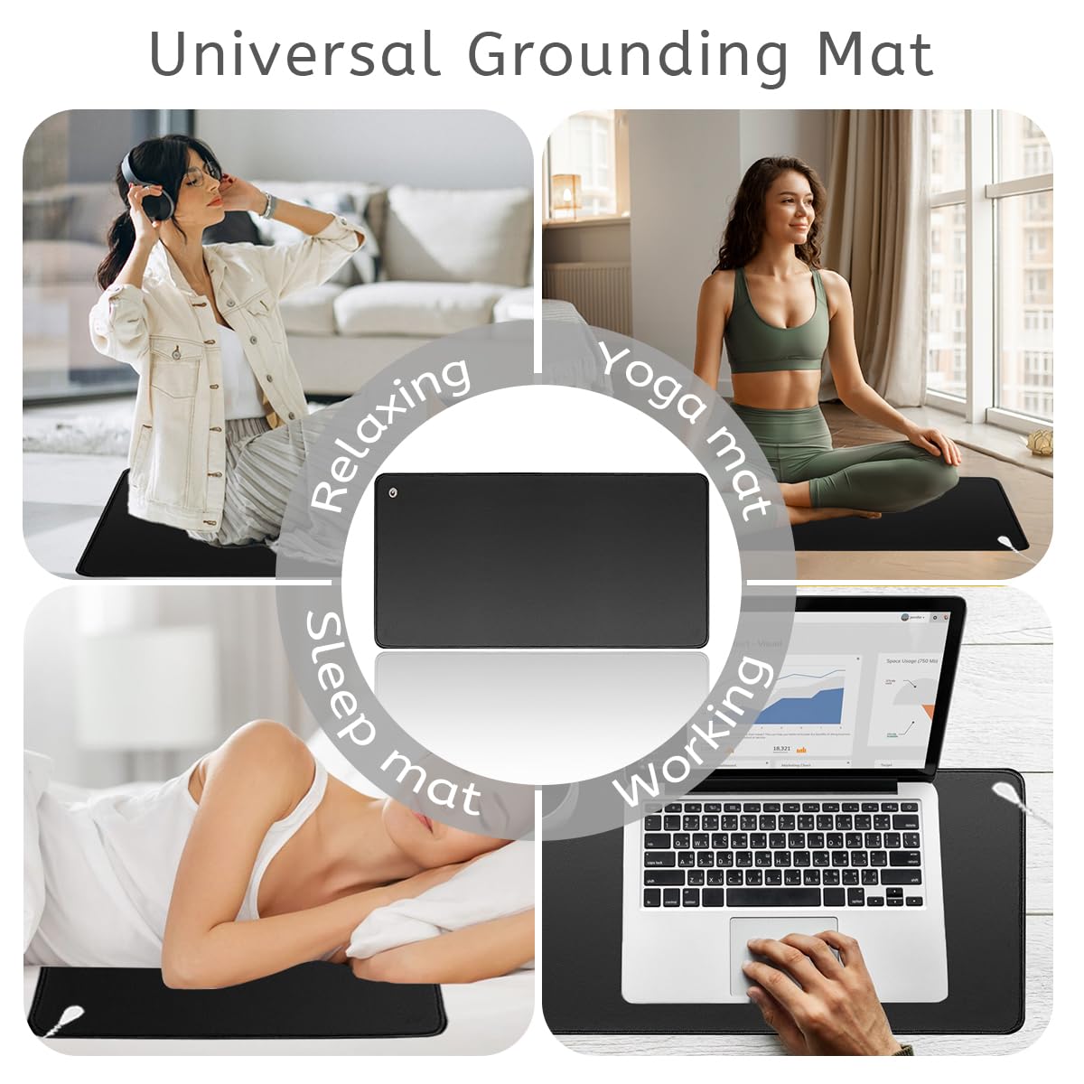 LOYDBDT Grounding Mat,11.8x23.6inches,Grounding Mat with 15ft Grounding Cord LOYDBDTBuy Supplements Australia