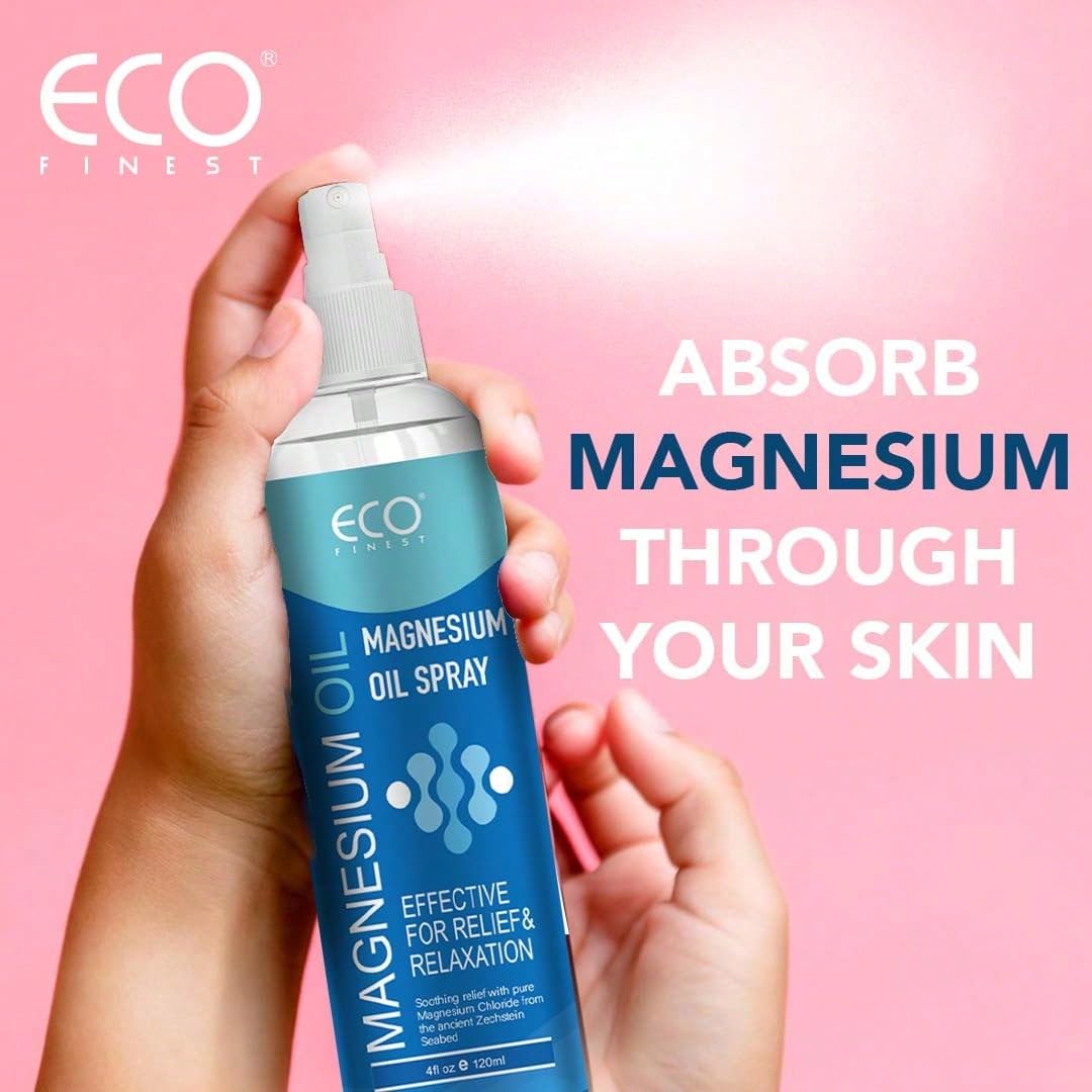 Magnesium Oil Spray For Muscle & Joint Relief – Natural Relaxation & Sleep Support, 4oz Fast-Absorbing Body Mist genericBuy Supplements Australia