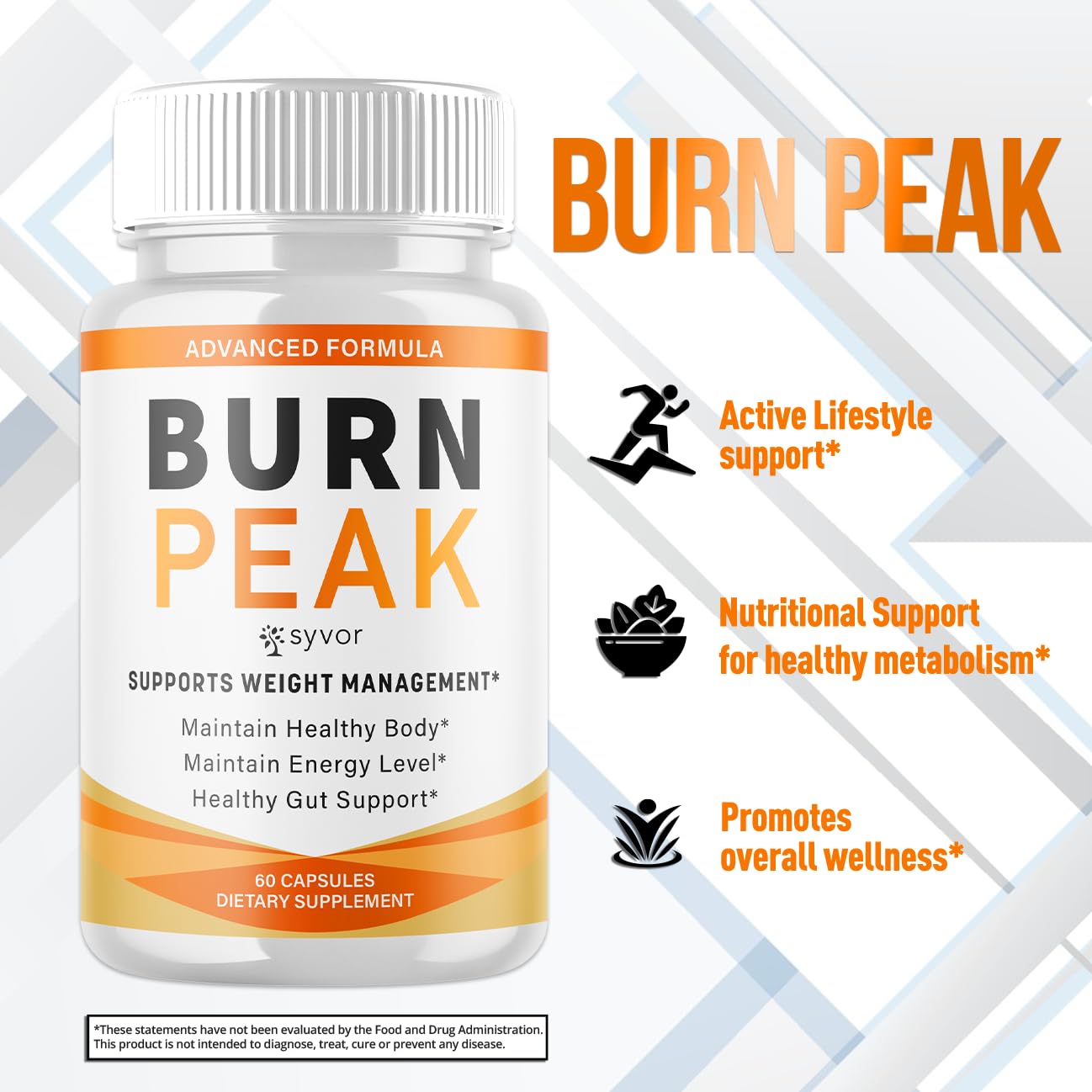 (2 Pack) Burn Peak Capsules, Official Burnpeak Pink Salt Pills with All Natural Ingredients, Advanced BurnPeak Health Supplement with Premium Vitamins for Active Lifestyle Support (120 Capsules) SyvorBuy Supplements Australia