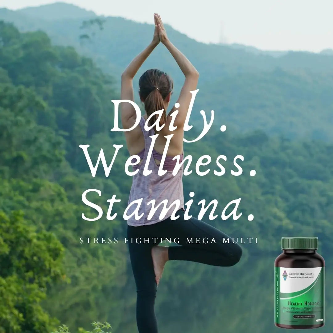 Herpanacine Diamond Healthy Horizons Multivitamin - Natural Multivitamin to Support Stress Relief and Provide Essential Nutrients HerpanacineBuy Supplements Australia