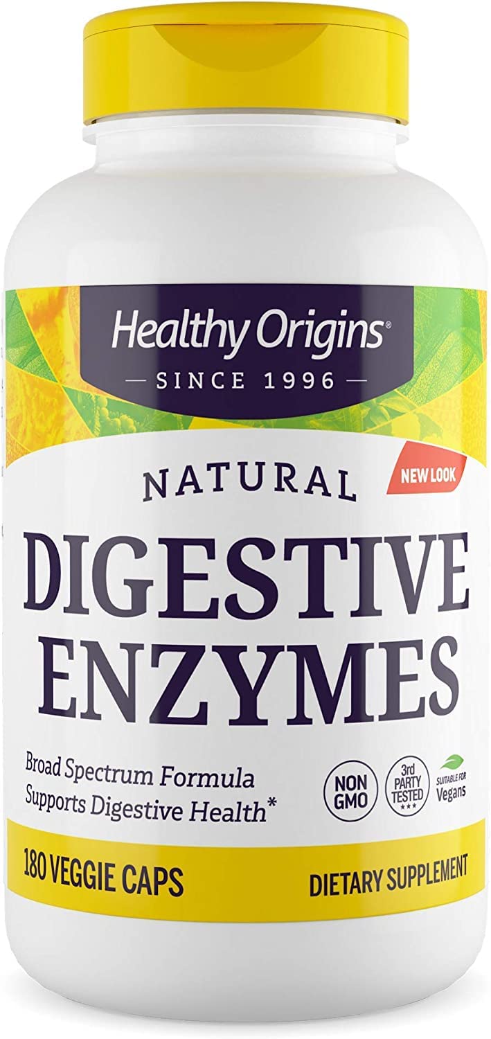 Healthy Origins Digestive Enzymes (NEC) Broad Spectrum - with Protease Healthy OriginsBuy Supplements Australia