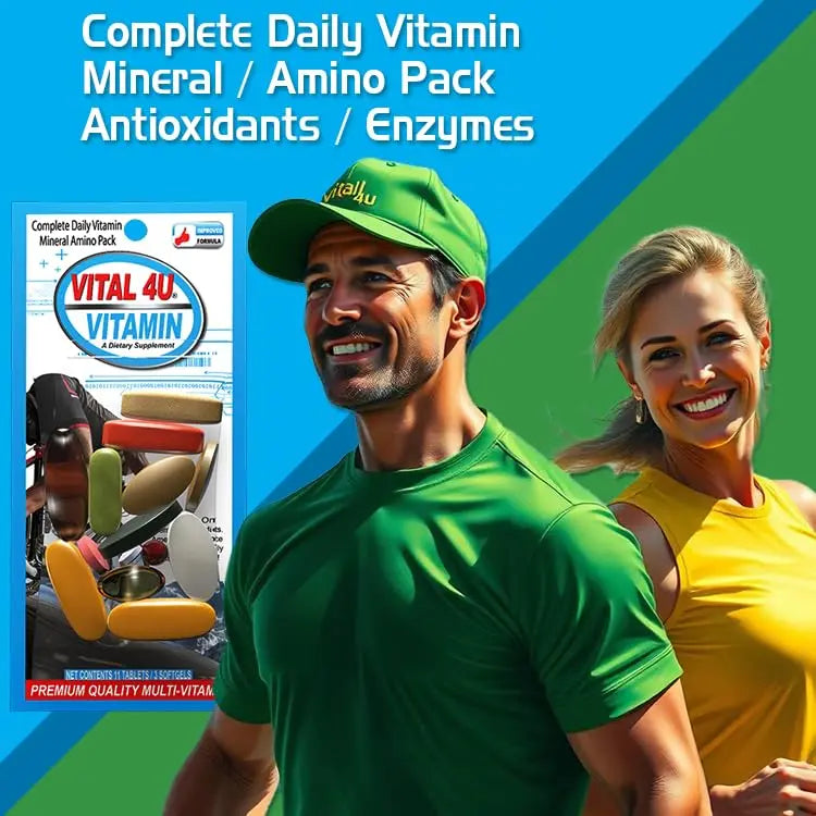 VITAL 4U® Vitamin - Premium Multivitamin for Men and Women | Supports Immune System, Energy, Heart Health VITAL 4U