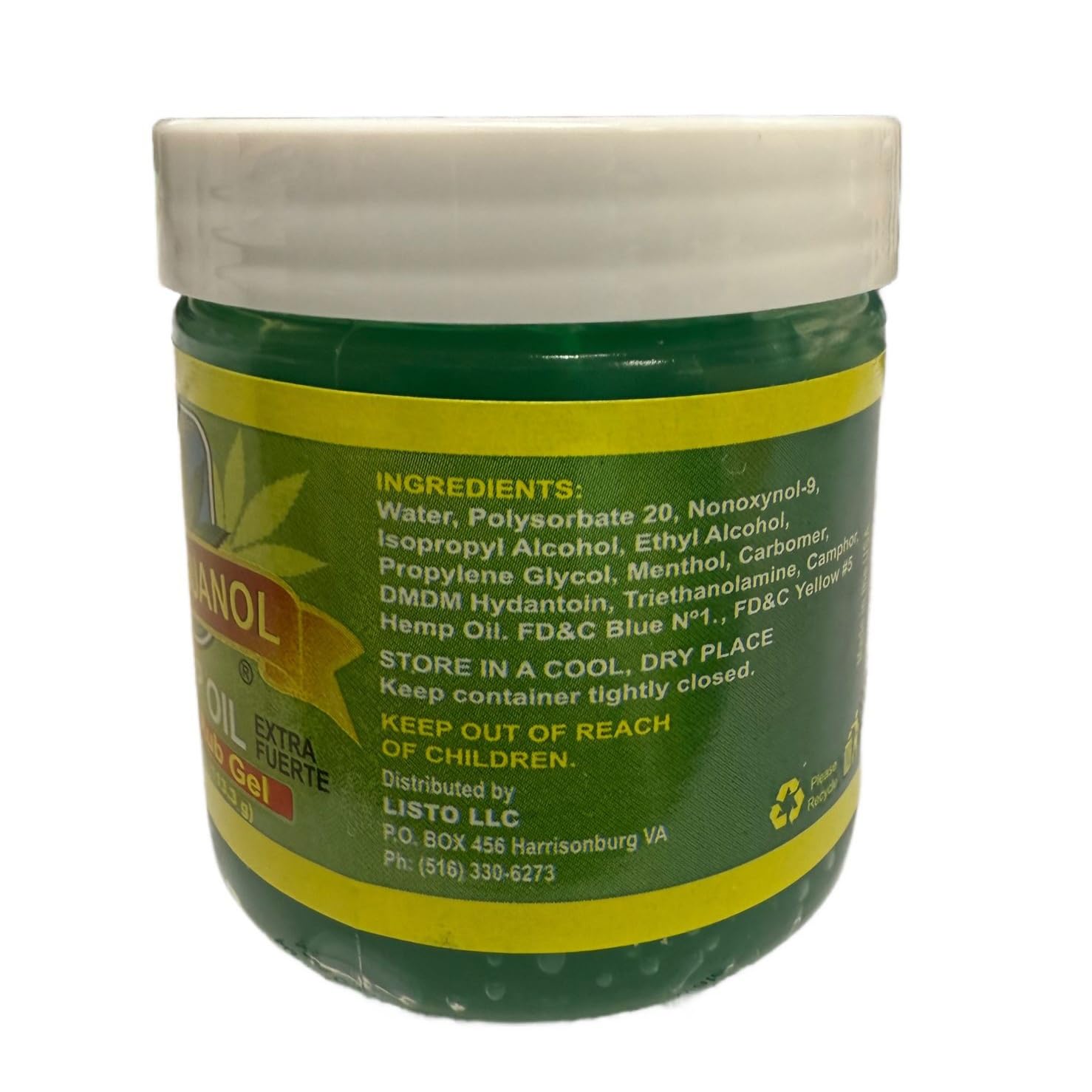 MARIGUANOL Extra Strong Muscle Rub Gel with Hemp Oil, Menthol & Camphor – Cooling, Fast-Absorbing Topical Gel for Post-Workout Active Lifestyles – Net Wt. (9 Ounce) MARIGUANOLBuy Supplements Australia