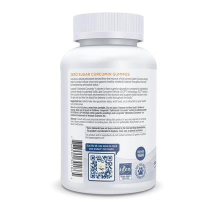 Nordic Naturals Zero Sugar Curcumin Gummies, Mango - 60 Gummies - 200 mg Optimized Curcumin Extract - Great Taste - Antioxidant Support, Healthy Metabolic Balance - Non-GMO, Vegan - 30 Servings Nordic NaturalsBuy Supplements Australia