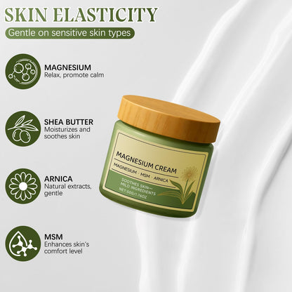 Magnesium Cream with MSM & Arnica,Nerve Relief Mild Ingredients for Skin Soothing,Fast-Absorbing Non-Greasy Massage Cream for Daily Comfort GenericBuy Supplements Australia