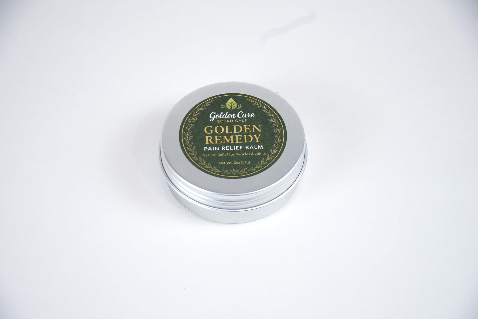 Golden Remedy Pain Balm - Topical Analgesic with Menthol & Camphor - Fast Acting Cooling Formula Golden Care BotanicalsBuy Supplements Australia